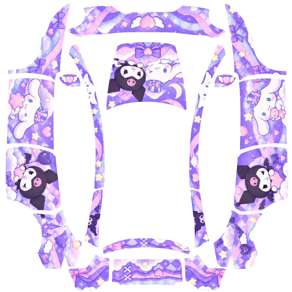 2D wrap template