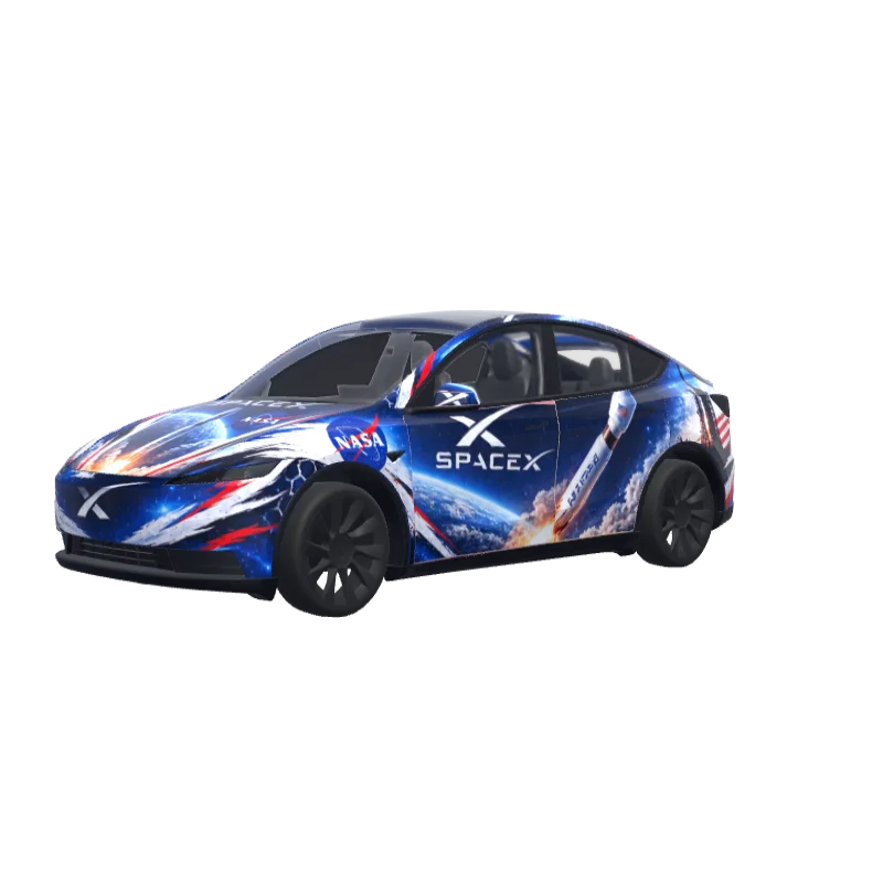 SpaceX & NASA · Model Y (2025+) Standard wrap in 3D