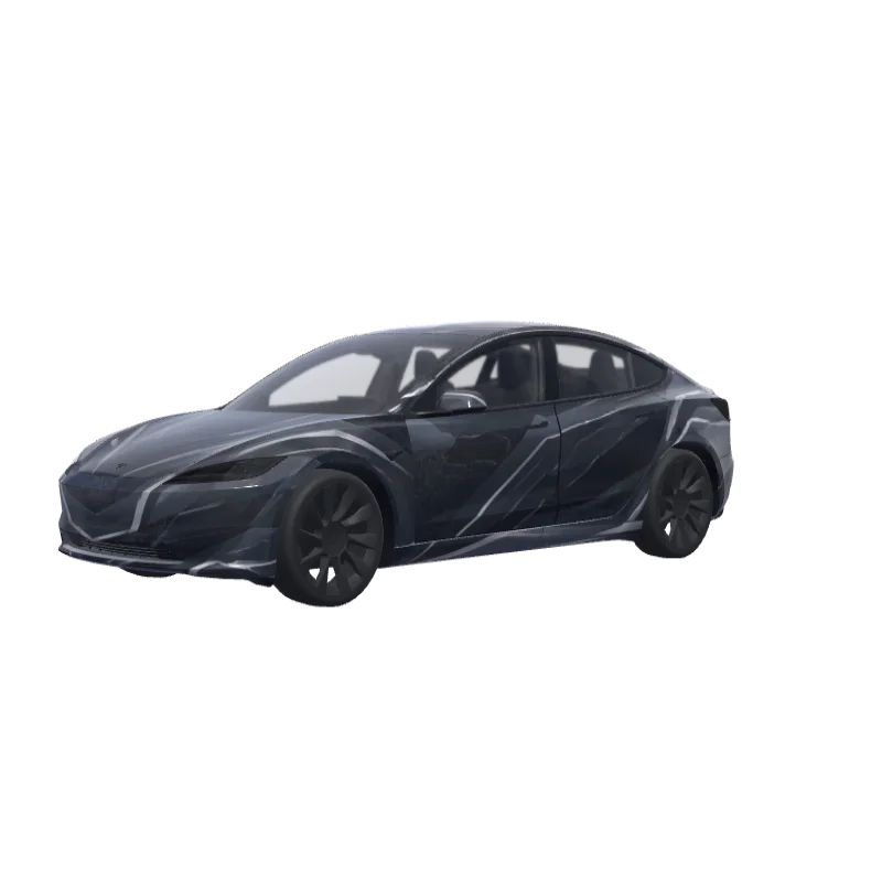 Dark Gray Sharp Geometry 3D preview