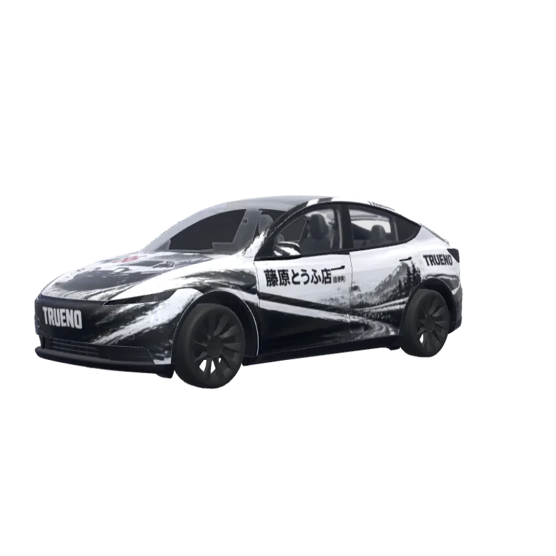 AE86 Fujiwara Tofu Shop · Model Y (2025+) Standard wrap in 3D