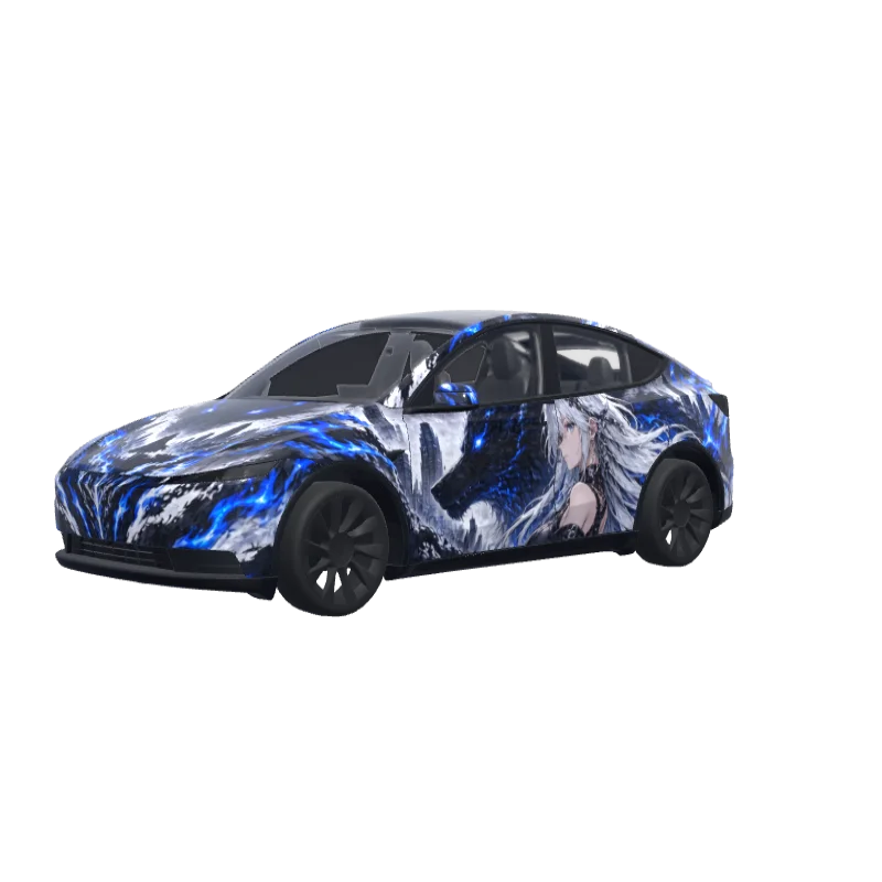 Black Wolf Itasha 3D preview