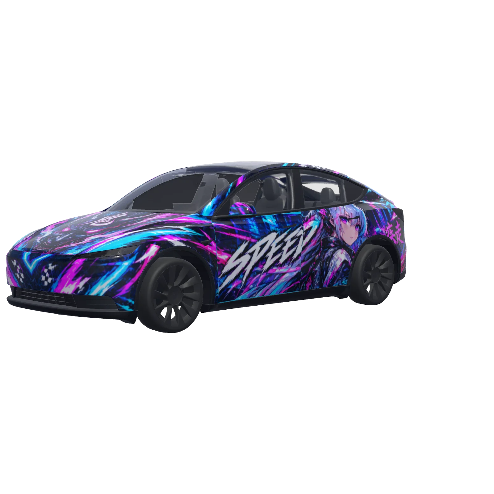 Neon Cyberpunk Speed 3D-förhandsvisning