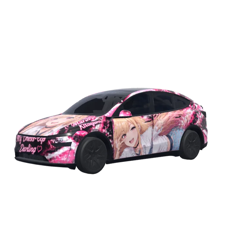 Marin Kitagawa Itasha · Model Y L wrap in 3D