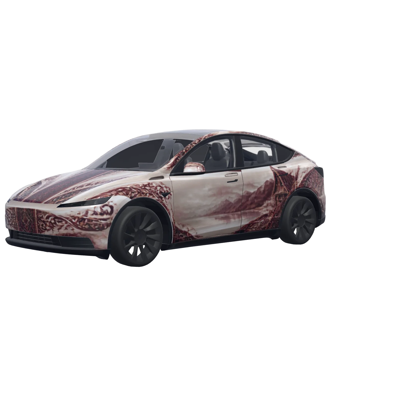Batak Toba Pearl Champagne · wrap Model Y (2025+) Standard en 3D