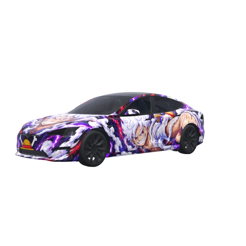 Gear 5 Luffy · Model S 2021+ wrap in 3D