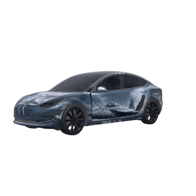 Top Gun: Maverick · Model 3 wrap in 3D