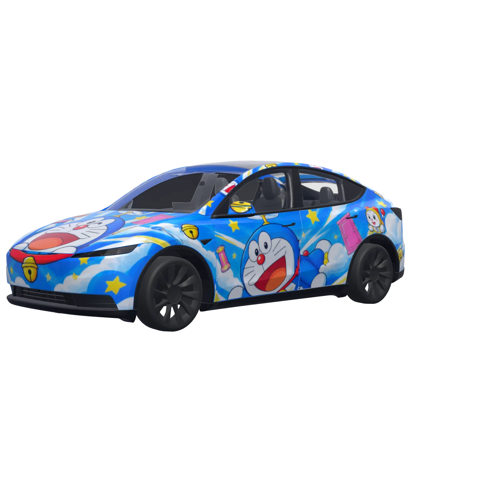 Doraemon Theme · wrap Model Y (2025+) Standard en 3D