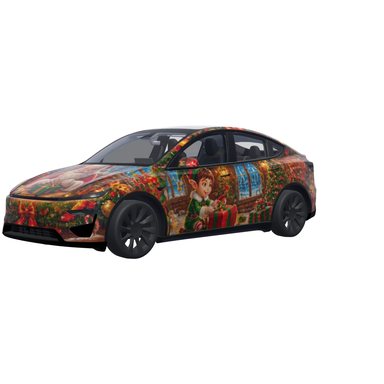 Santa's Elf Workshop · Model Y (2025+) Performance wrap in 3D