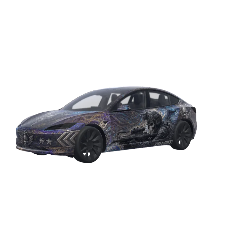 Call of Duty Damascus Camo · Model 3 (2024+) Standard & Premium wrap in 3D