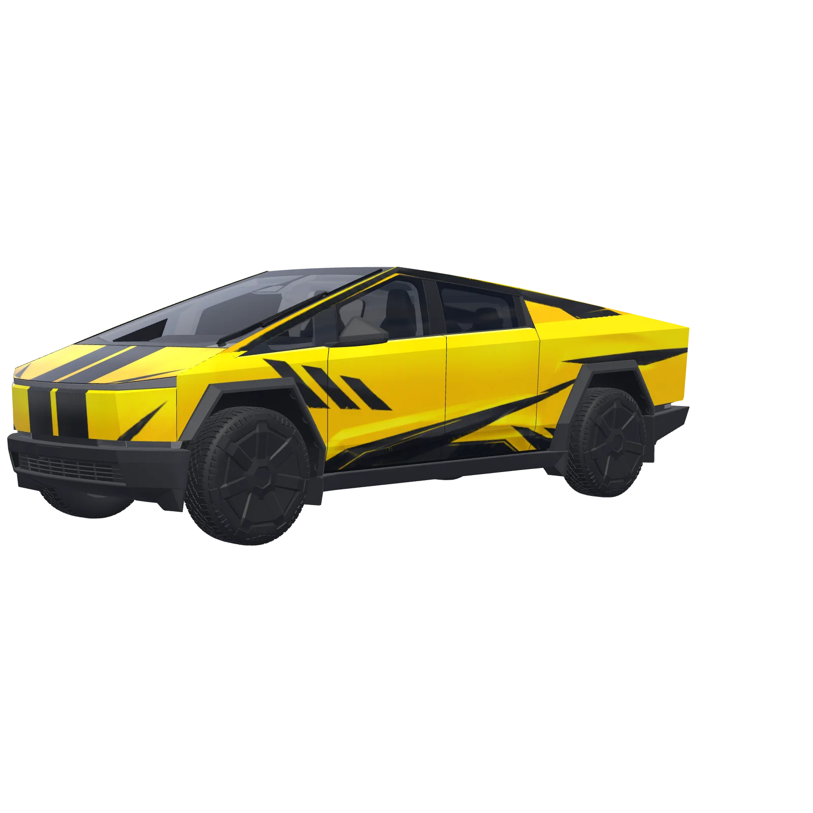 Bumblebee Yellow Supercar 3D preview