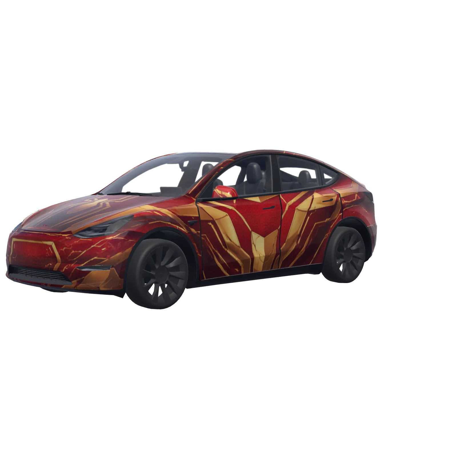 Iron Spider Red & Gold 3D preview