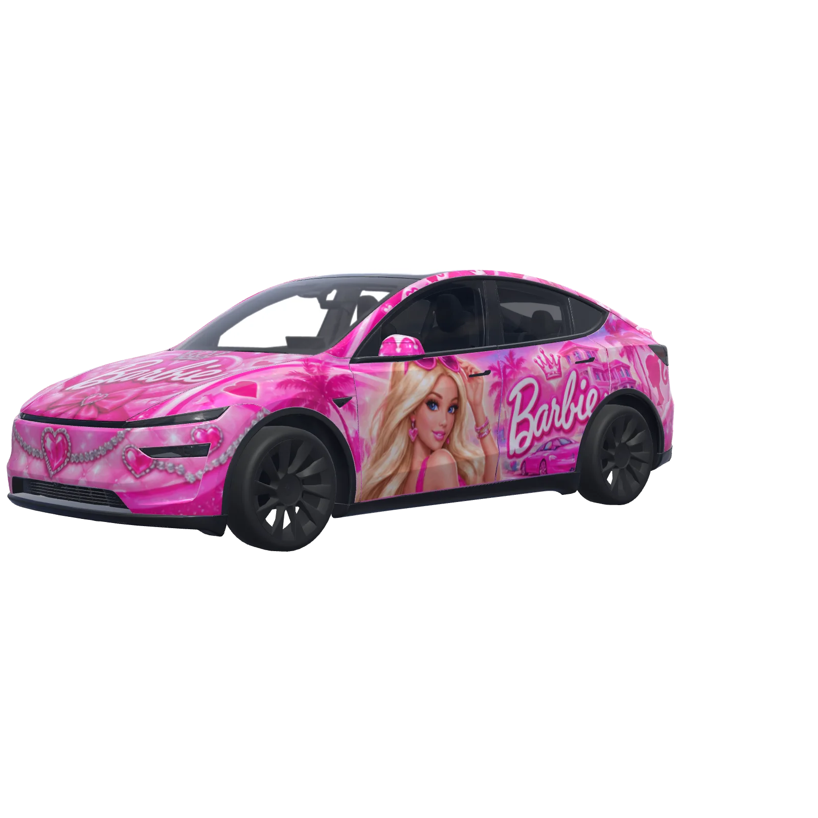 Barbie Dream Car · Model Y (2025+) Premium wrap in 3D