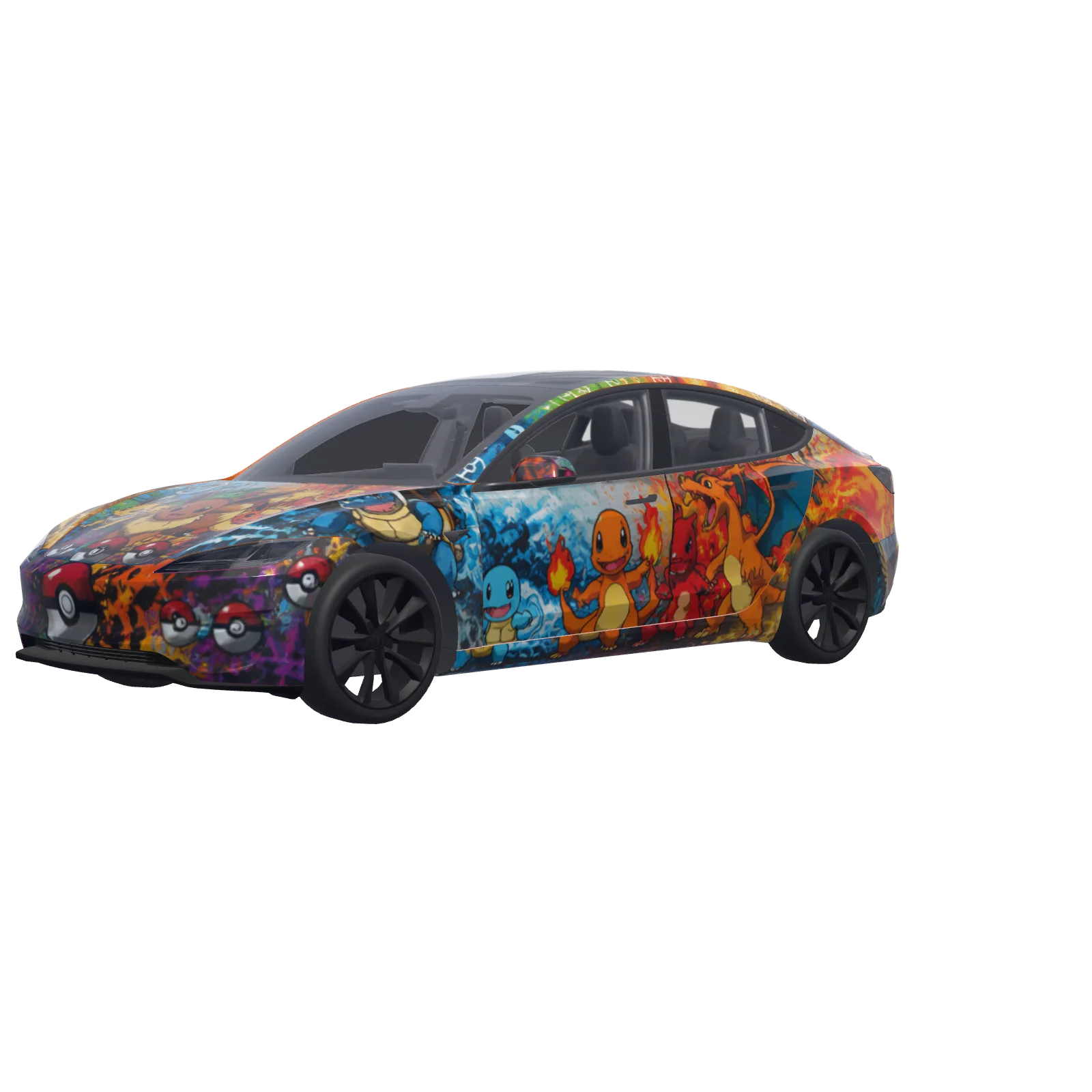 Pokémon Gen 1 Starters · wrap Model 3 (2024+) Performance in 3D
