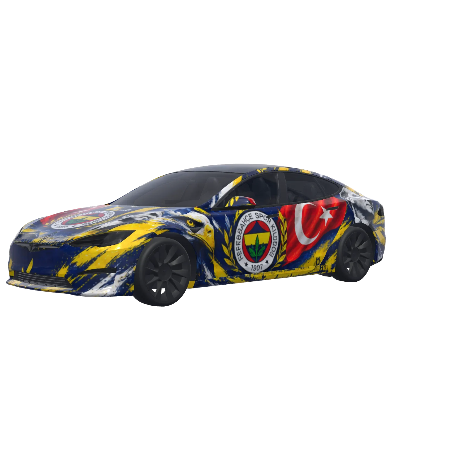 Fenerbahçe, Türkiye & Atatürk 3D preview