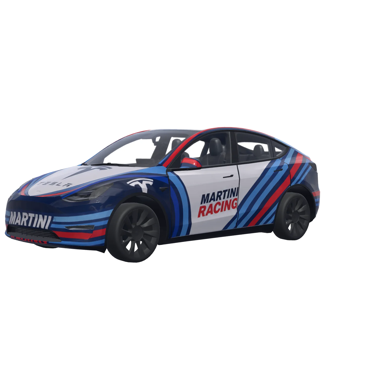 Vista previa 3D de Martini Racing × Tesla