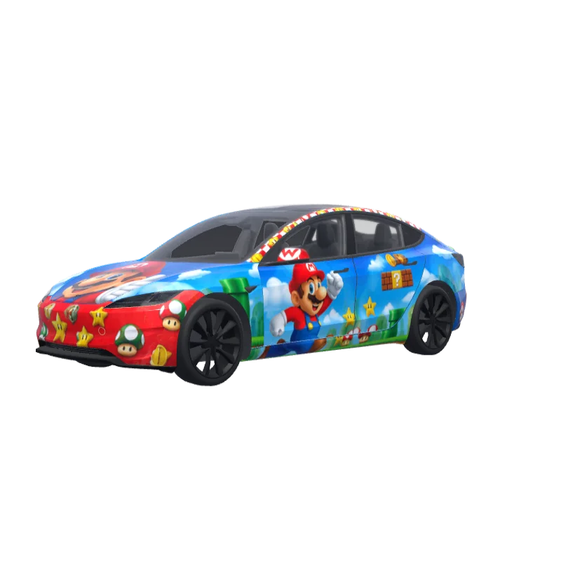 Super Mario Theme · Model 3 (2024+) Performance wrap in 3D