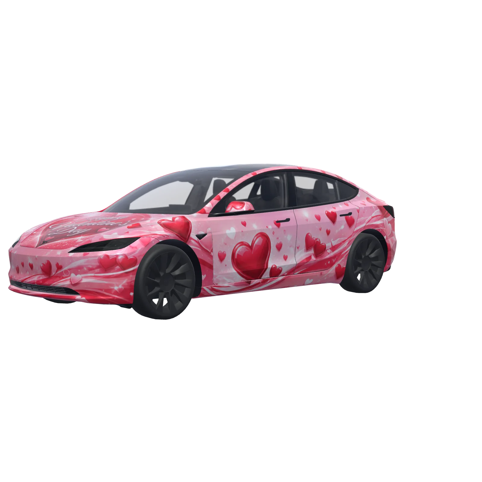 Valentine's Day Hearts 3D-forhåndsvisning