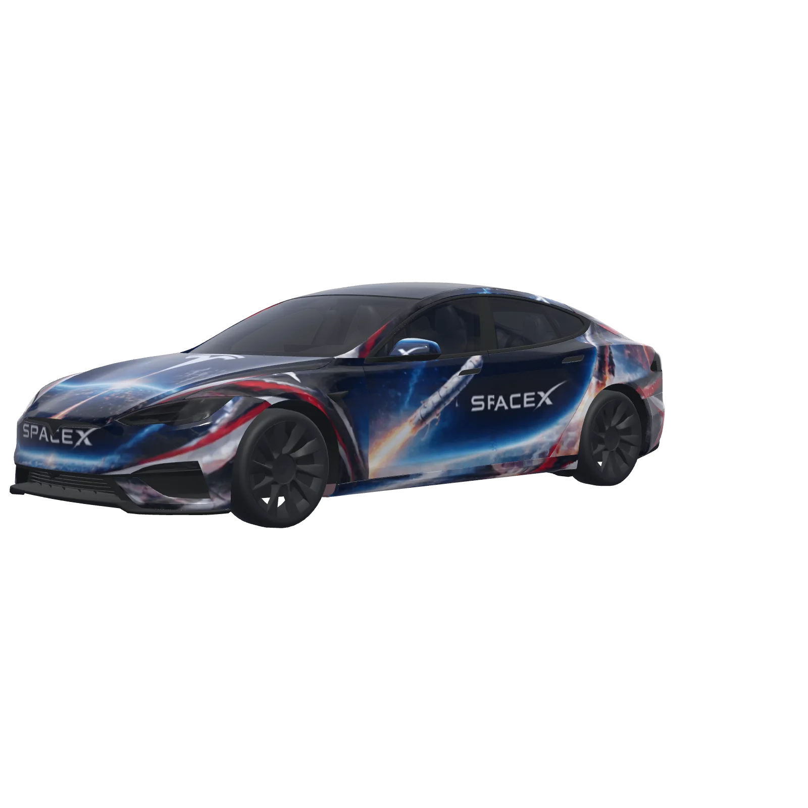 Tesla × SpaceX 3D 미리보기