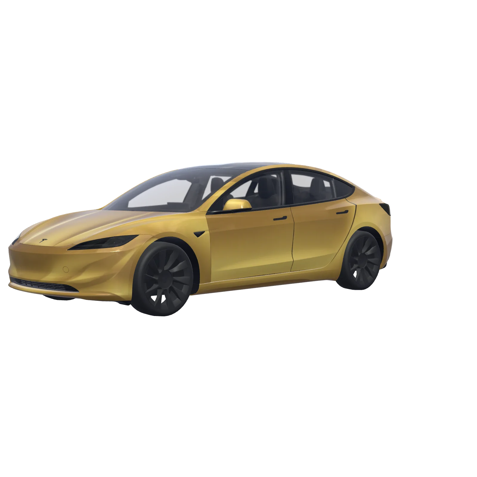 Matte Gold 3D preview