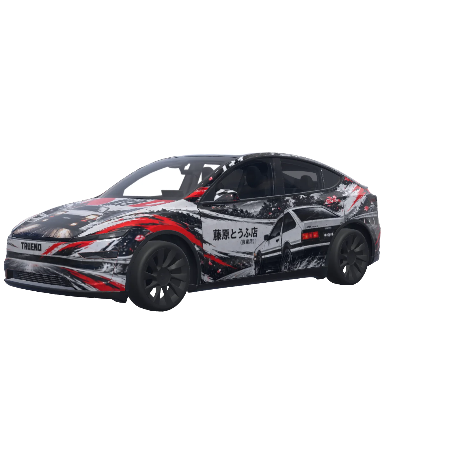 Initial D Comic Style 3D-preview