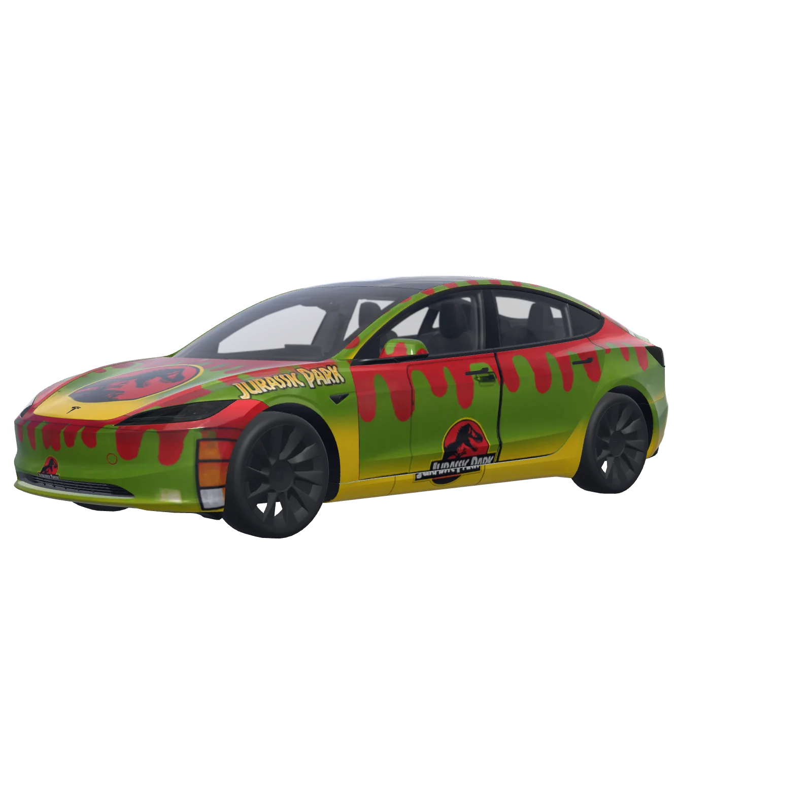 Jurassic Park Movie Car 3D preview