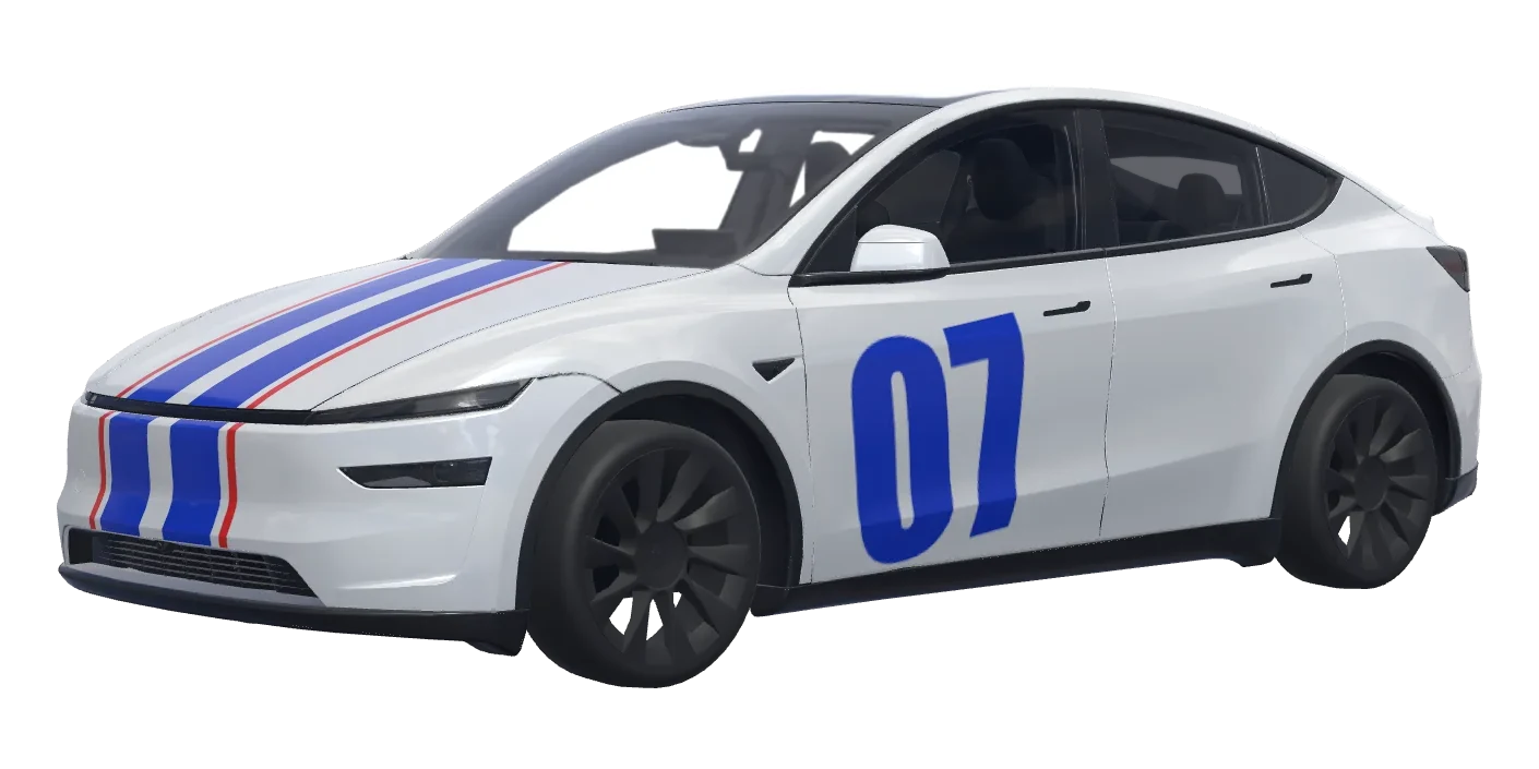 The Model Y wrap built from these layers