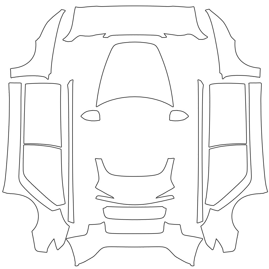 Model 3 (2024+) Standard & Premium UV template