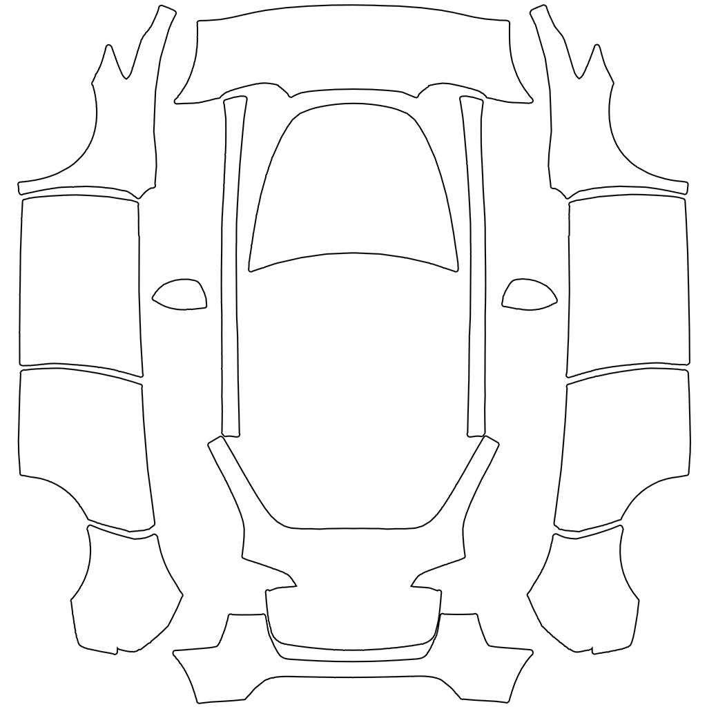 Model Y UV template